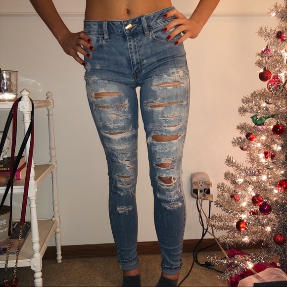 American Eagle Outfitters Denim - American eagle ripped jeans